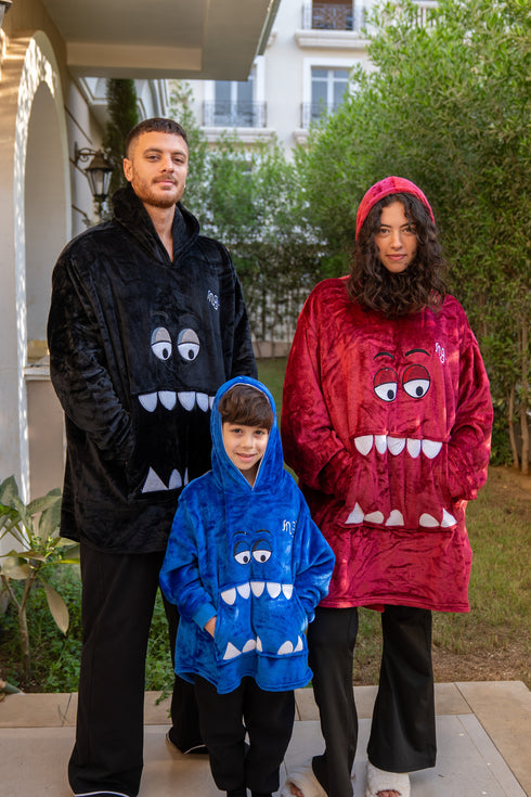 Snuggs Kids Blanket Hoodie Royal Blue