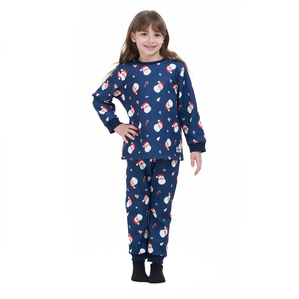 Merry Snuggle Squad Christmas Kids Winter Pajama Set main image 1