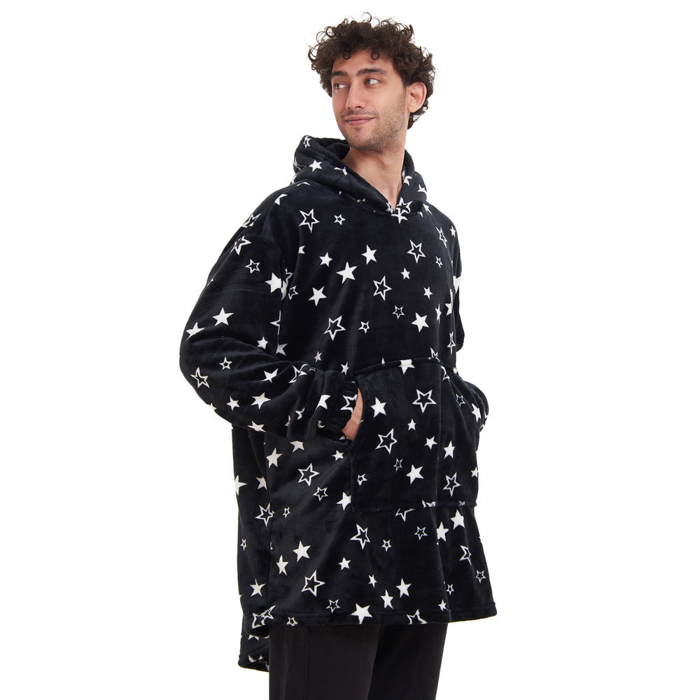 Snuggs Blanket Hoodie Black Stars Snuggs Egypt