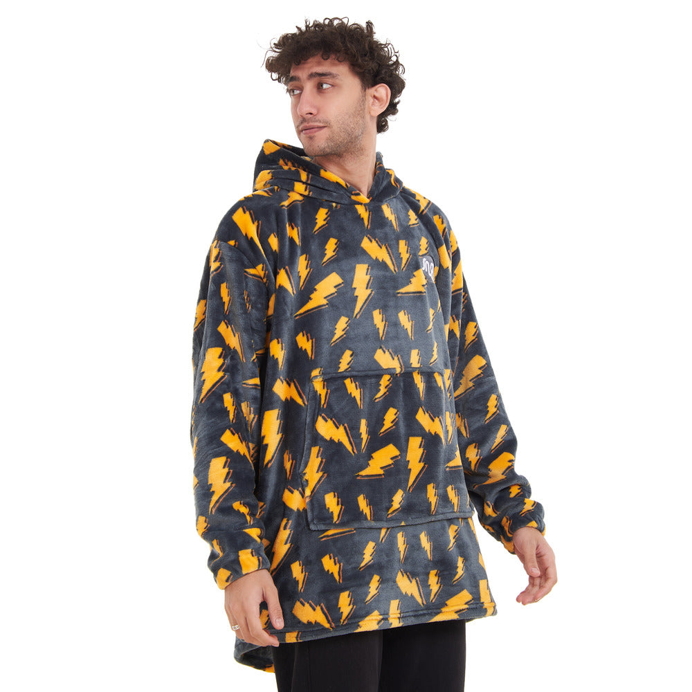 Snuggs Blanket Hoodie "Dark Grey Bolt" Snuggs Egypt