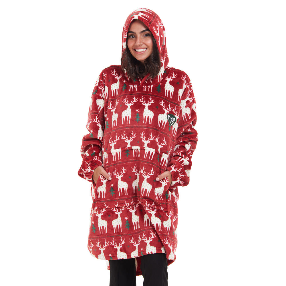 Snuggs Blanket Hoodie Red Christmas Snuggs Egypt