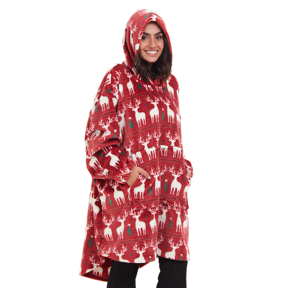 Snuggs Blanket Hoodie Red Christmas Snuggs Egypt