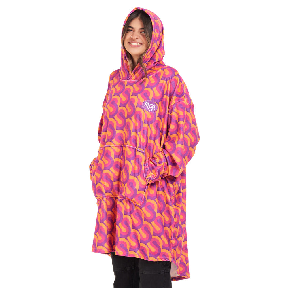 Snuggs Blanket Hoodie Fuchsia Geometric Snuggs Egypt