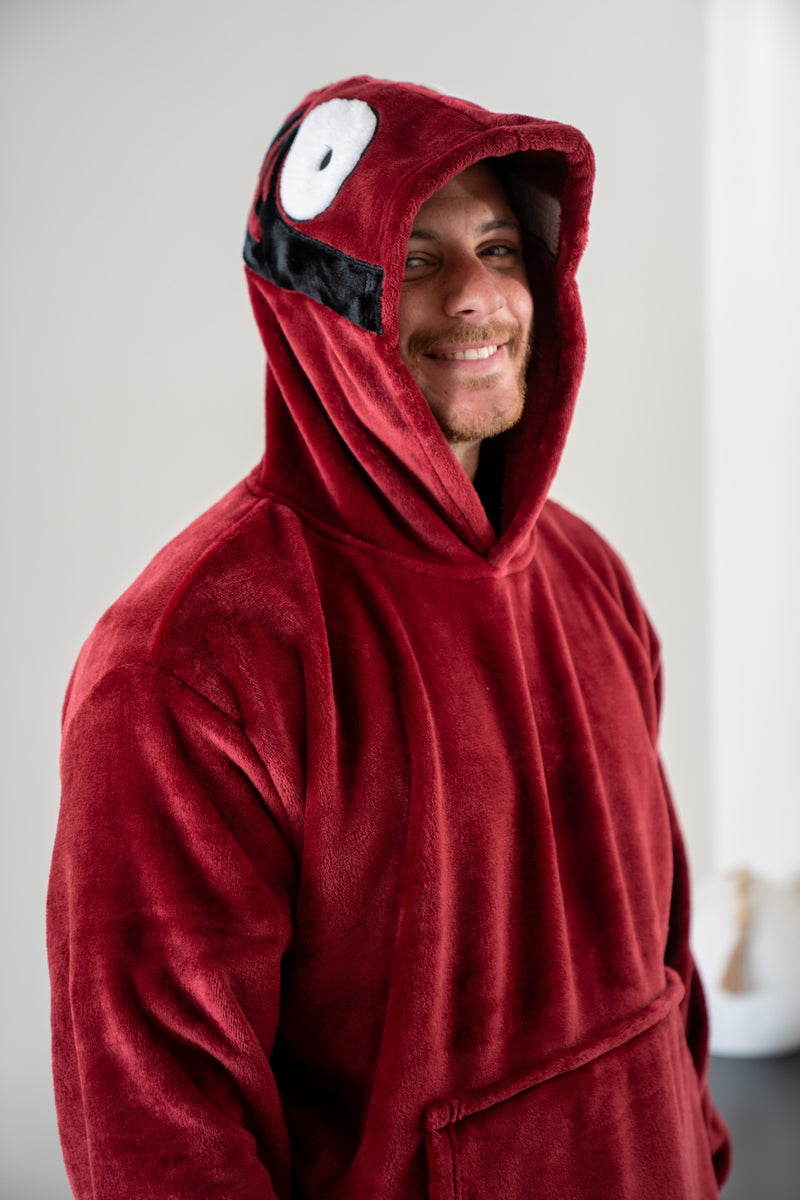 Snuggs Blanket Hoodie Scared Face – Snuggs Egypt