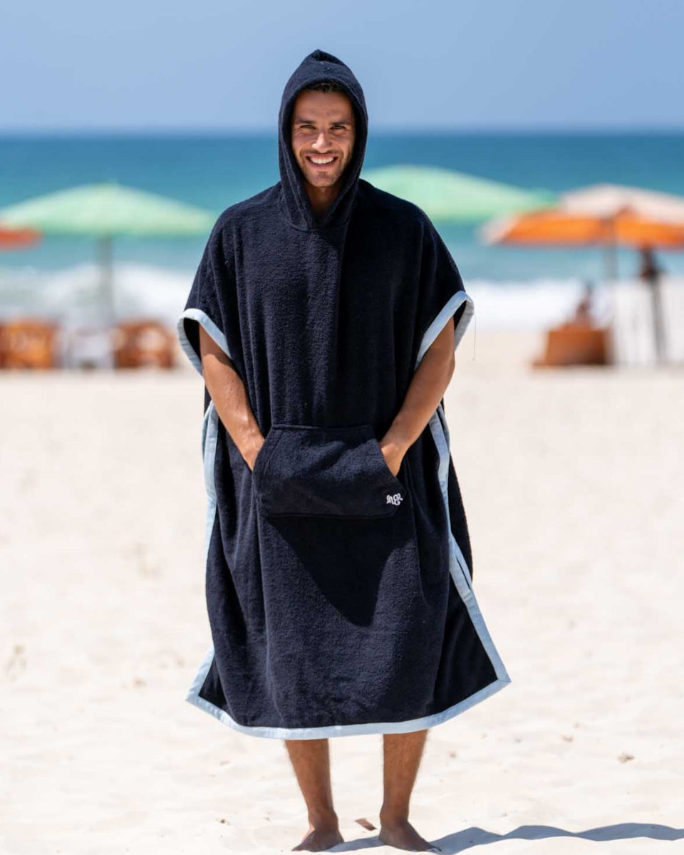 Snuggs Poncho Towel Black – Snuggs Egypt