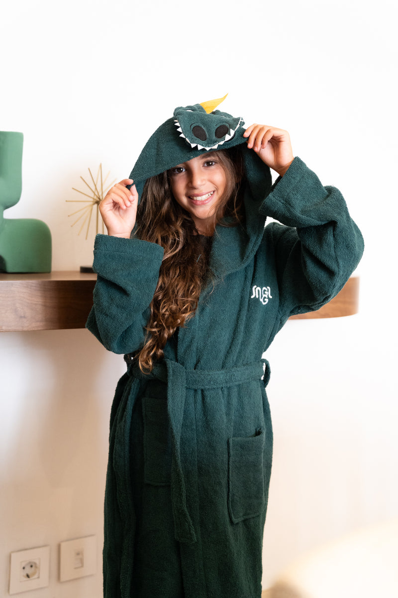 Snuggs Animal kids Bathrobe Dinosaur – Snuggs Egypt