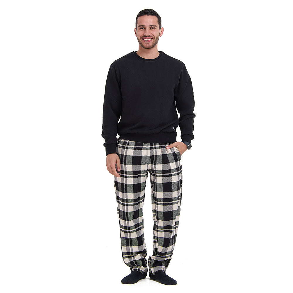 Tartan Mens Pyjamas Argos Mens Pj Hoodie Men Winter Pajama Set