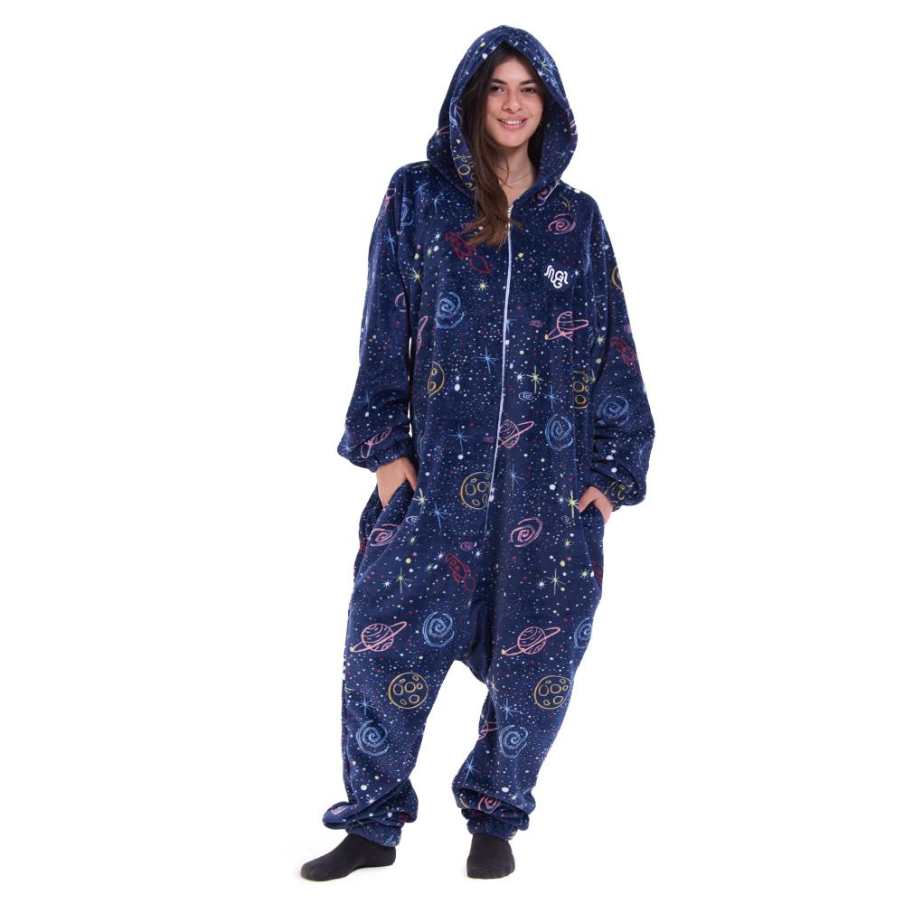 Snuggs Blanket Onesie Dark Blue Space – Snuggs Egypt