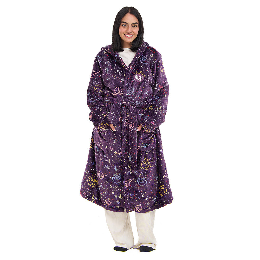 Snug Robe Snuggs Blanket Robe Mauve Space – Snuggs Egypt