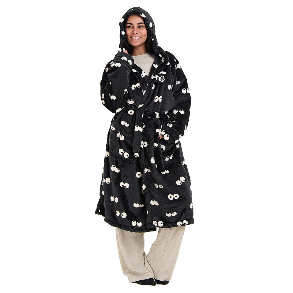 Snuggs Blanket Robe Black Eyes – Snuggs Egypt