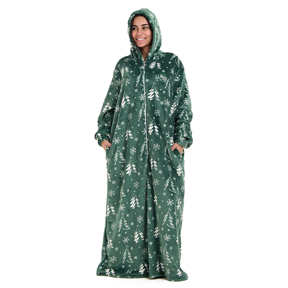 Snuggs Wearable Blanket Monk Green Christmas Tree – Snuggs Egypt
