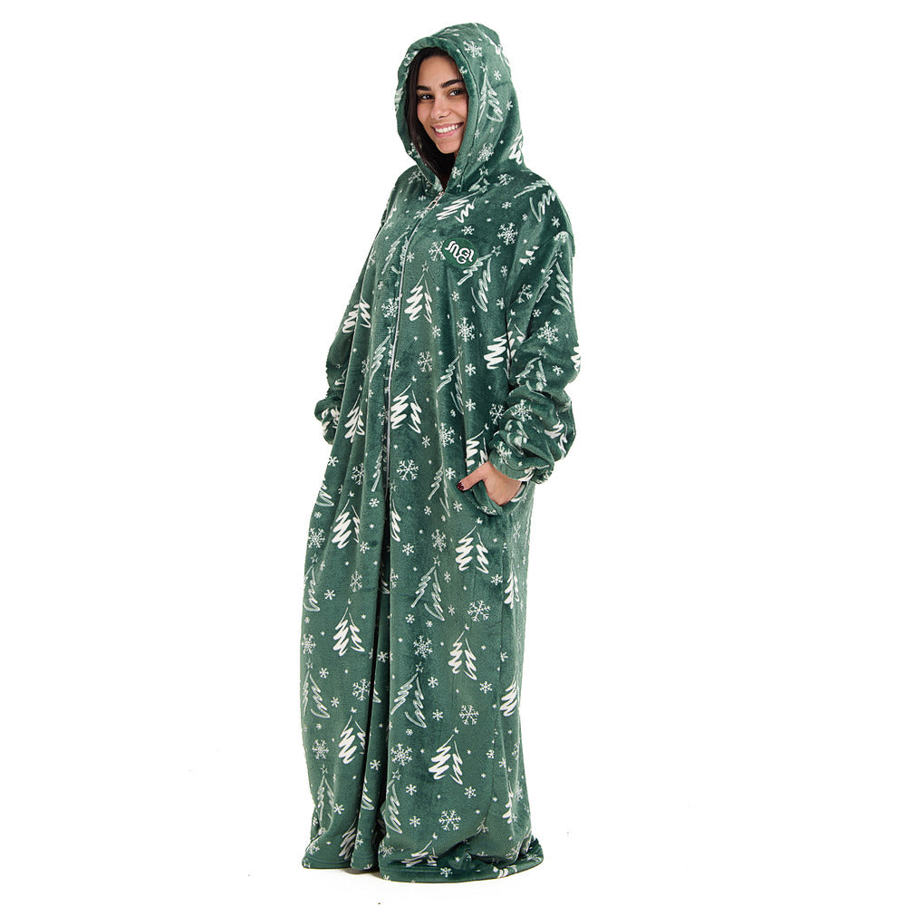 Snuggs Wearable Blanket Monk Green Christmas Tree – Snuggs Egypt