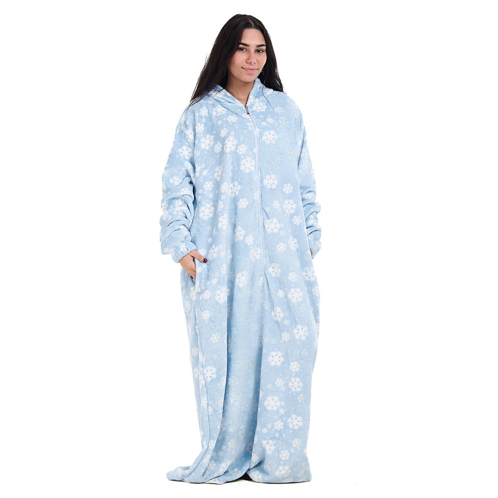 Snuggs Monk Teal blanket with sleeves in Egypt – Snuggs Egypt