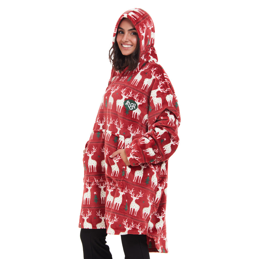 Snuggs Blanket Hoodie Red Christmas Snuggs Egypt